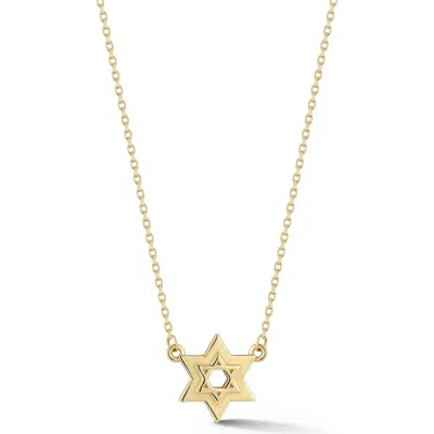 Ember Fine Jewelry Star Of David Pendant Necklace In Gold