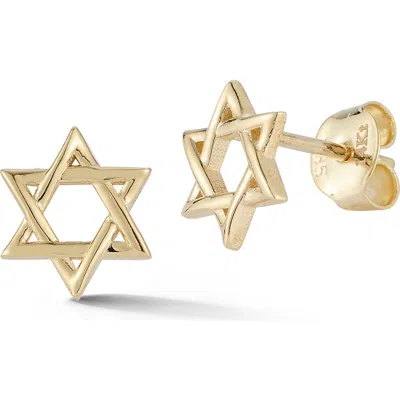 Ember Fine Jewelry Star Of David Stud Earrings In Gold