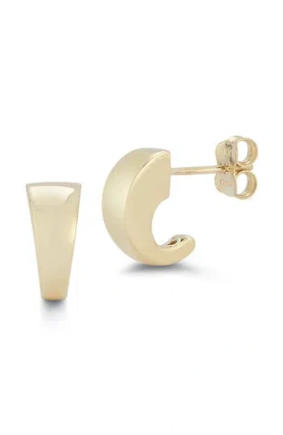 Ember Fine Jewelry Tapered Huggie Hoop Earrings In Gold