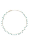 Ember Fine Jewelry Turquoise Anklet In Gold