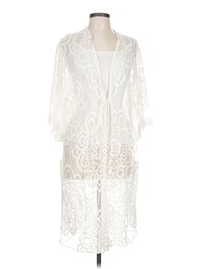 Pre-owned Ember Kimono In White