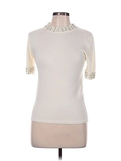 Pre-owned Ember Pullover Sweater In Ivory