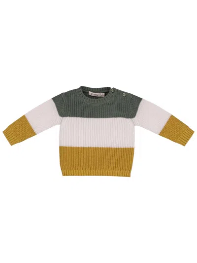 Emc Kids' Girl's Jacquard Knit Sweater In Cream Multicolor