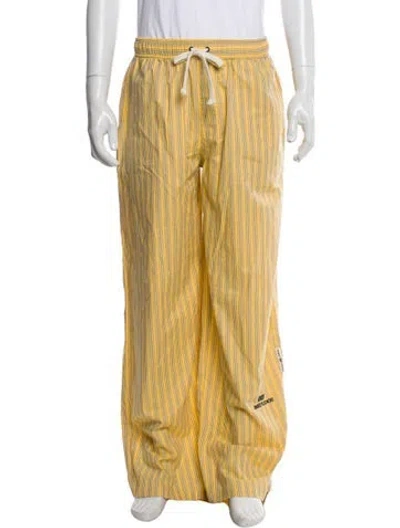 Pre-owned Eme Studios Striped Corduroy Pants In Multi