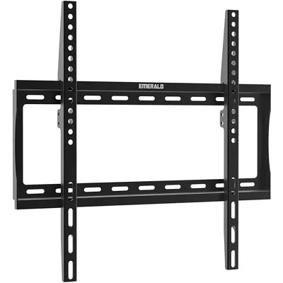 Emerald Black Fixed Wall Mount Holds Up To 77 Lbs