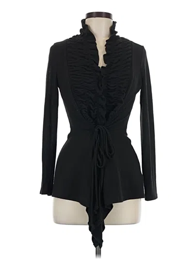 Pre-owned Emerald Cardigan Sweater In Black