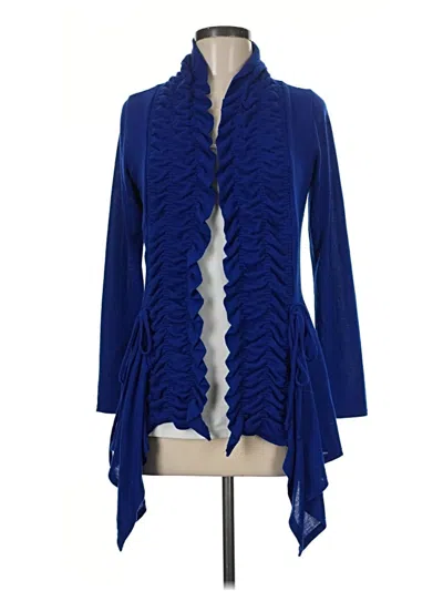 Pre-owned Emerald Cardigan Sweater In Blue