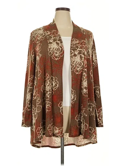 Pre-owned Emerald Cardigan Sweater In Brown