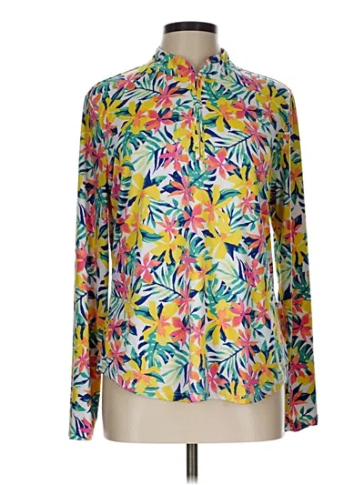 Pre-owned Emerald Cardigan Sweater In Yellow