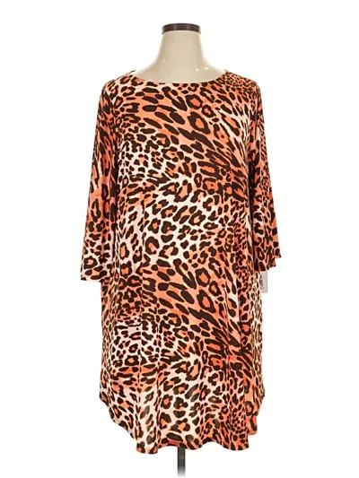 Pre-owned Emerald Casual Dress In Brown