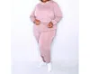 Emerald Collection Casual Jogger Set In Mauve In Multi