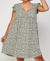 EMERALD COLLECTION DAISY CURVY DRESS IN SAGE