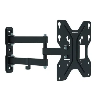 Emerald Full Motion Tv Wall Mount For 13"-47" Tvs, Max Vesa 200x200, Max 77lbs In Black