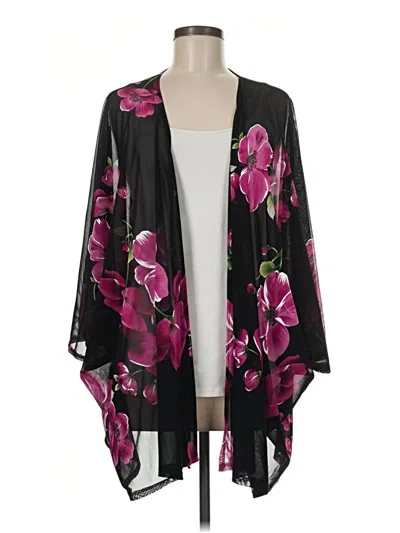Pre-owned Emerald Kimono In Black