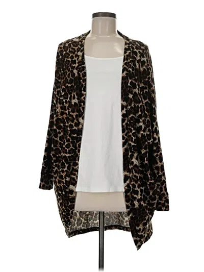 Pre-owned Emerald Kimono In Brown