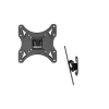 Emerald Single Screen Wall Mount In Black