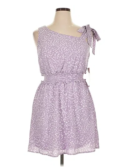 Pre-owned Emerald Sundae Casual Dress In Purple