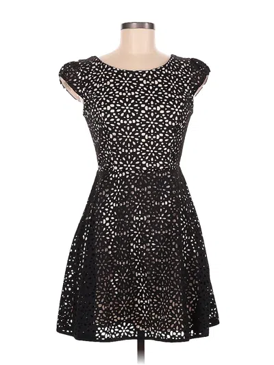 Pre-owned Emerald Sundae Cocktail Dress In Black