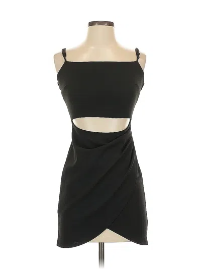 Pre-owned Emerald Sundae Cocktail Dress In Black