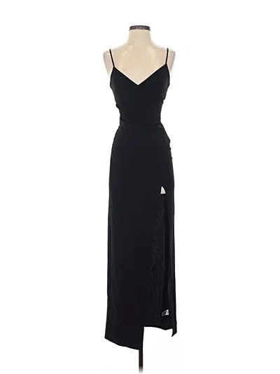 Pre-owned Emerald Sundae Cocktail Dress In Black