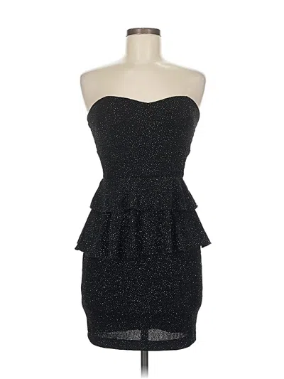 Pre-owned Emerald Sundae Cocktail Dress In Black