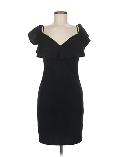 Pre-owned Emerald Sundae Cocktail Dress In Black