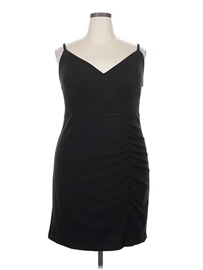 Pre-owned Emerald Sundae Cocktail Dress In Black