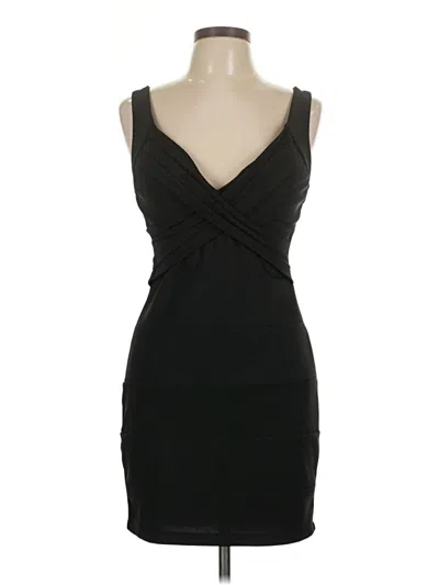 Pre-owned Emerald Sundae Cocktail Dress In Black