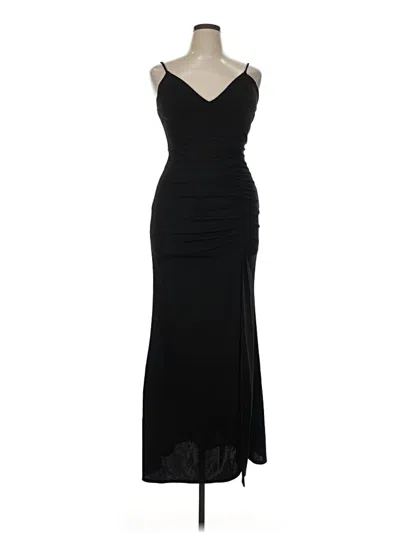 Pre-owned Emerald Sundae Cocktail Dress In Black