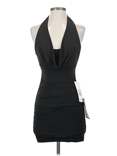 Pre-owned Emerald Sundae Cocktail Dress In Black