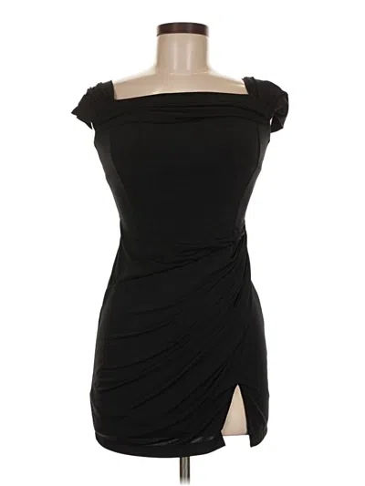 Pre-owned Emerald Sundae Cocktail Dress In Black