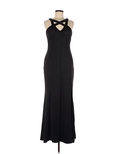Pre-owned Emerald Sundae Cocktail Dress In Black
