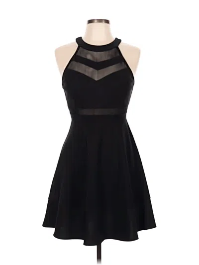 Pre-owned Emerald Sundae Cocktail Dress In Black