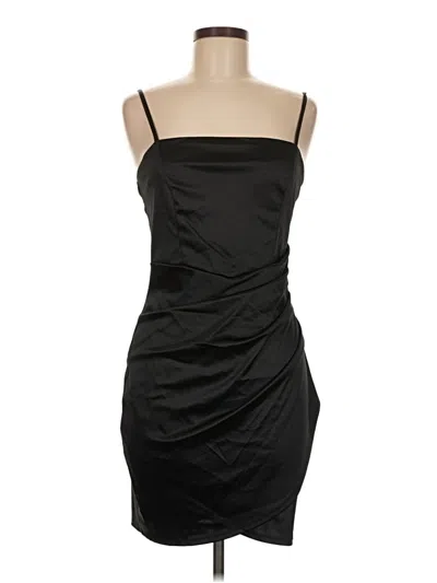 Pre-owned Emerald Sundae Cocktail Dress In Black