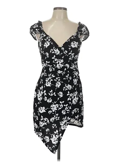 Pre-owned Emerald Sundae Cocktail Dress In Black