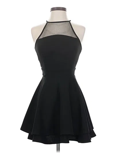 Pre-owned Emerald Sundae Cocktail Dress In Black
