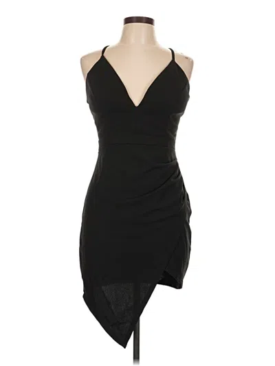 Pre-owned Emerald Sundae Cocktail Dress In Black