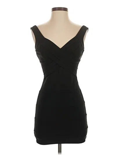 Pre-owned Emerald Sundae Cocktail Dress In Black