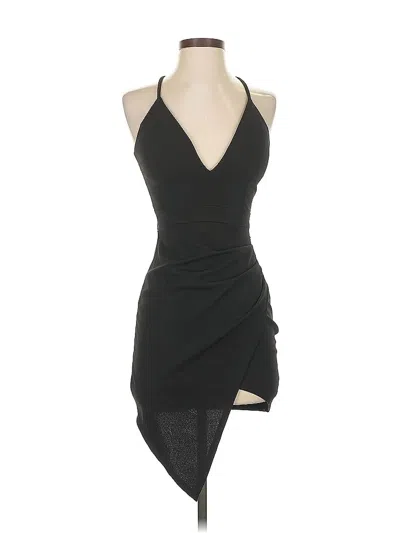Pre-owned Emerald Sundae Cocktail Dress In Black