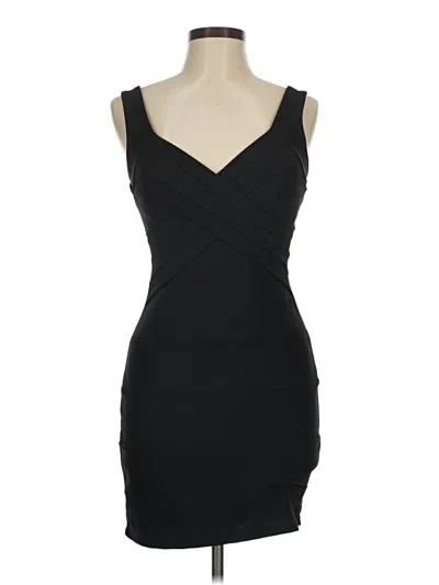 Pre-owned Emerald Sundae Cocktail Dress In Black