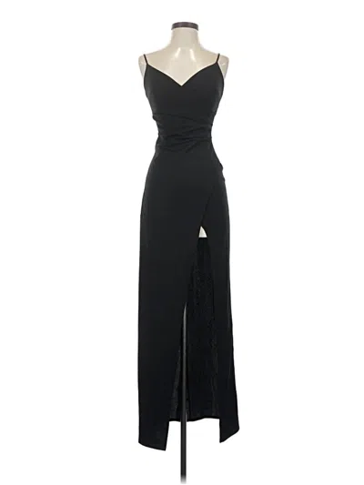 Pre-owned Emerald Sundae Cocktail Dress In Black