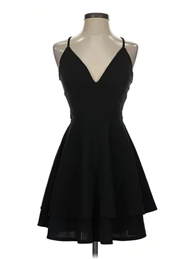 Pre-owned Emerald Sundae Cocktail Dress In Black