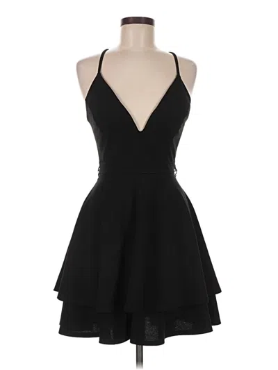 Pre-owned Emerald Sundae Cocktail Dress In Black