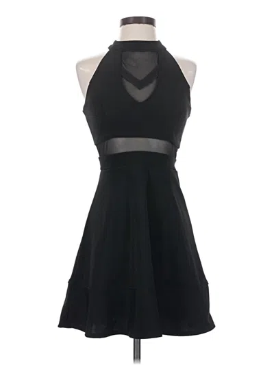 Pre-owned Emerald Sundae Cocktail Dress In Black
