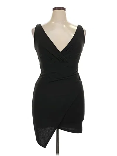 Pre-owned Emerald Sundae Cocktail Dress In Black