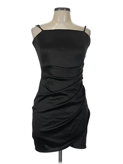 Pre-owned Emerald Sundae Cocktail Dress In Black