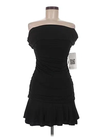 Pre-owned Emerald Sundae Cocktail Dress In Black