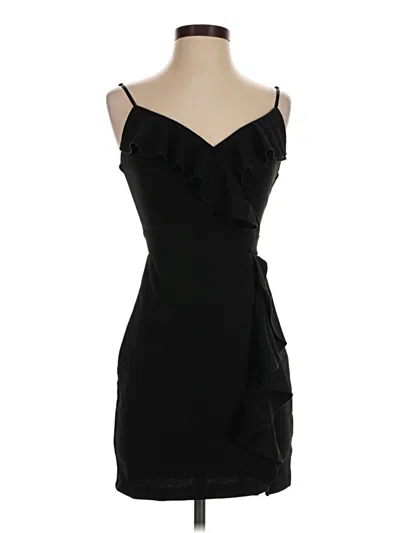 Pre-owned Emerald Sundae Cocktail Dress In Black