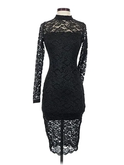 Pre-owned Emerald Sundae Cocktail Dress In Black