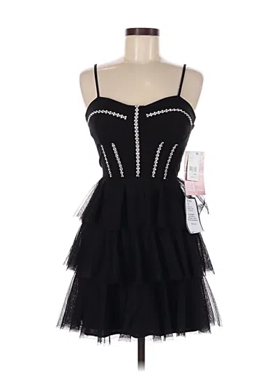 Emerald Sundae Cocktail Dress In Black